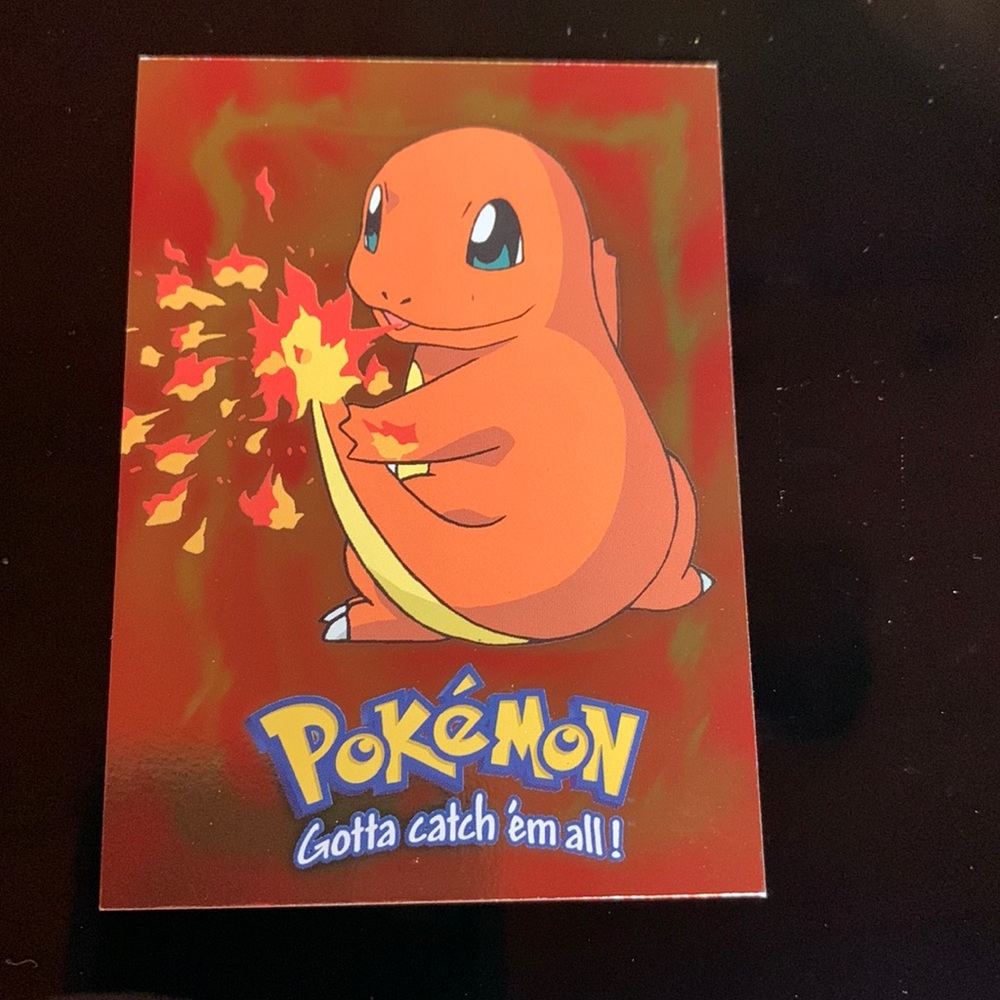 Charmander 04 Topps Pokémon The First Movie Trading card Hologram